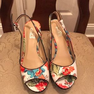 9&Co. Floral Print Heel